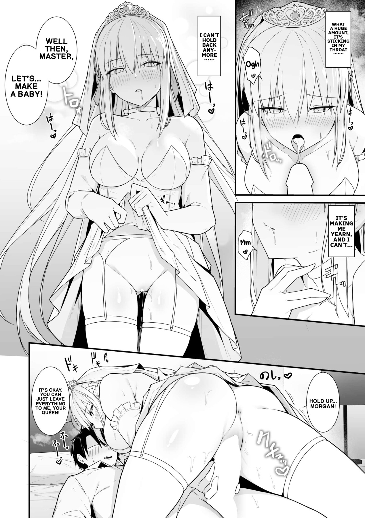 Hentai Manga Comic-Wedding Night with Her Majesty the Queen Morgan-Read-7